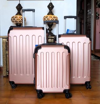 3 Maletas COLORES 8 Ruedas Giratorias