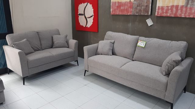 Oferta!! Conjunto Sofás 3 y 2 plazas en tela