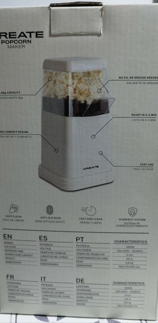 Palomitera eléctrica Retro