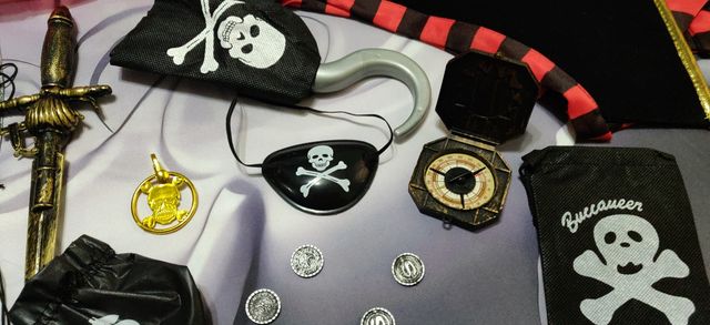 Pack accesorios disfraz pirata infantil