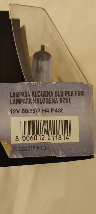 lampada alogena  x fari