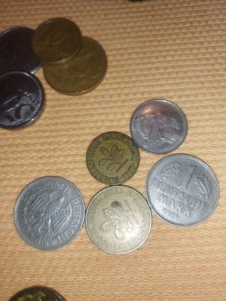 Lote monedas extranjeras