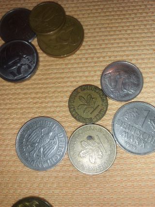 Lote monedas extranjeras