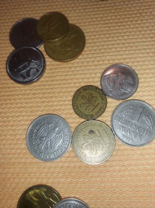 Lote monedas extranjeras