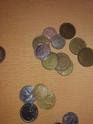 Lote monedas extranjeras