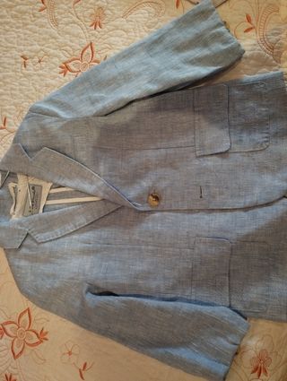 Traje de lino niño