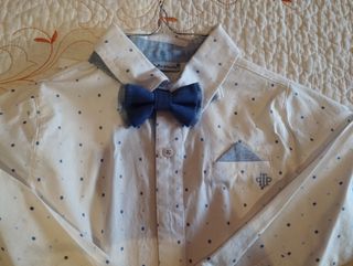 Traje de lino niño