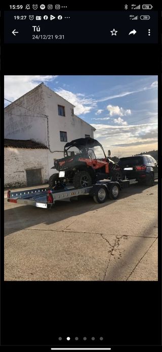 remolque plataforma porta coches