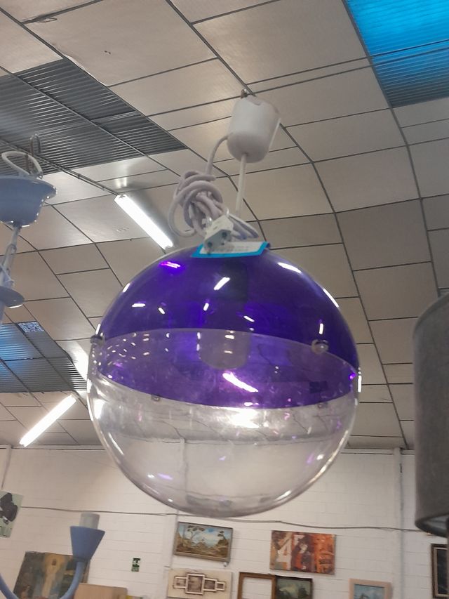 Lampara retro vintage era espacial