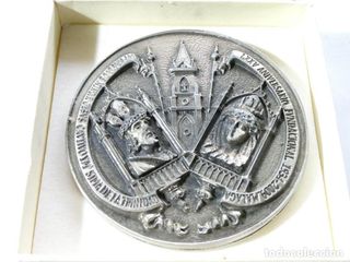 MEDALLA MEDALLÓN RELIGIOSO 75 ANIVERSARIO 1934 200