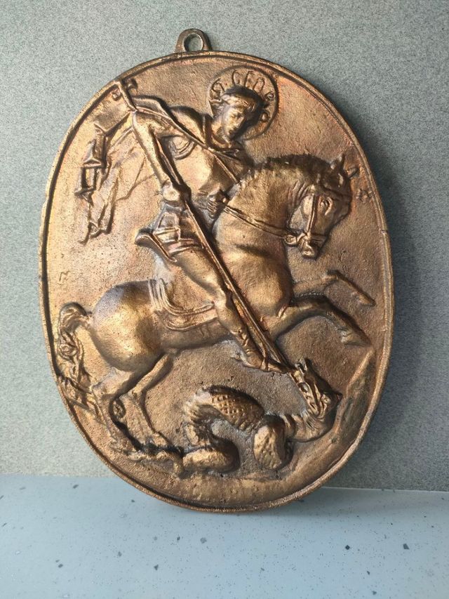 San Giorgio e il Drago, bronzo