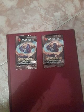 Sobres de cartas magic vacíos o.50euros cada 1