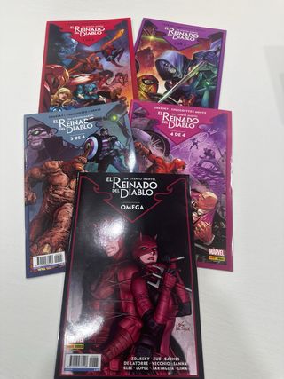 Coleccion El Reinado del Diablo 1-4 y Omega