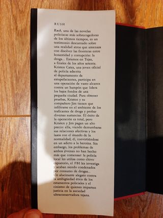 Libro Rush .Kim Wozencraft