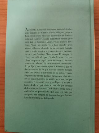 Crónica de una muerte anunciada