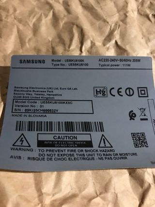 altavoces tv sansung 55’