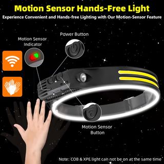FRONTAL LED RECARGABLE CON SENSOR