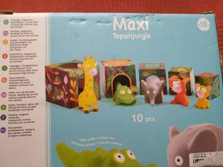 Juego de casitas y animales. "MAXI TOPANIJUNGLE"