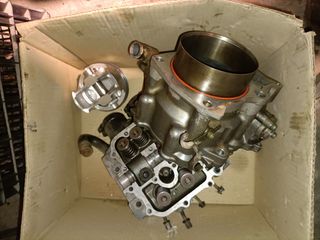 Despiece de motor de Yamaha raptor 660