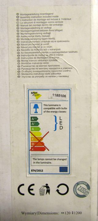 Lampada pendente in vetro