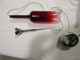 Lampada pendente in vetro