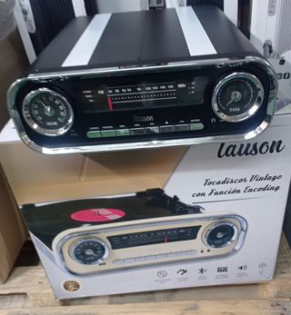 Tocadiscos con bluetooth