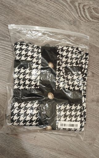 Vestido a cuadros ajustado Ts ( nuevo)