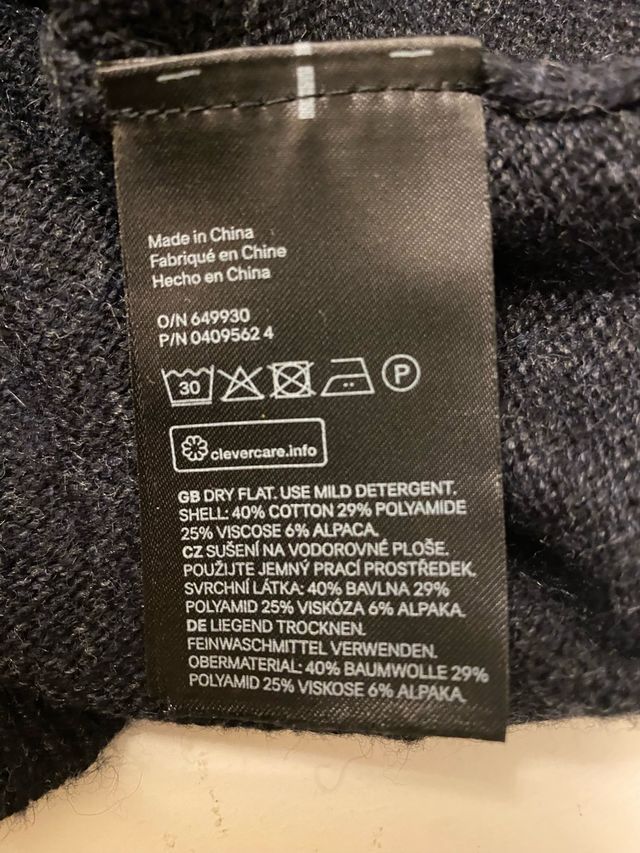 Jersey H&M con alpaca