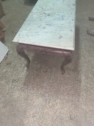 Mesas madera antigua salón