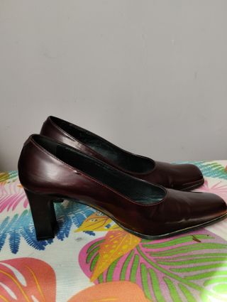 Zapatos Charol burdeos