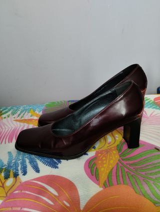 Zapatos Charol burdeos