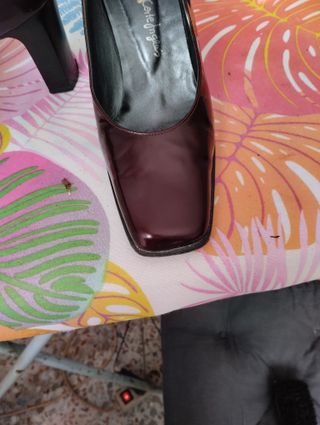 Zapatos Charol burdeos