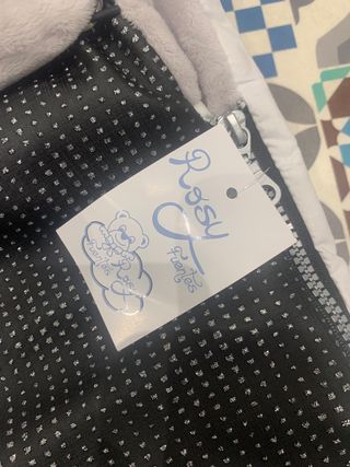 Saco Silla Rosy Fuentes negro/ gris a estrenar