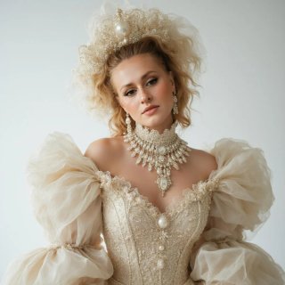 Conjunto de joyas de Perlas Francesas