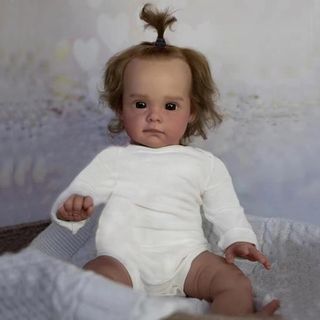 Muñeca Reborn Maggie Girl Bebê De 55 CM Con Suave