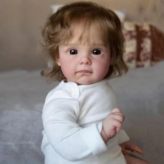 Muñeca Reborn Maggie Girl Bebê De 55 CM Con Suave