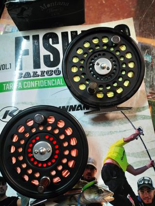 PESCA,EQUIPO PARA LUCIO Y BASS- A MOSCA 