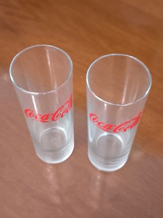 VASOS DE TUBO COCACOLA VINTAGE