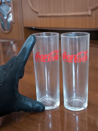 VASOS DE TUBO COCACOLA VINTAGE