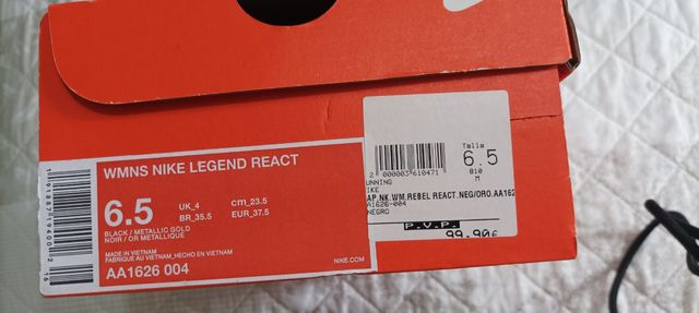 Zapatillas NIKE running mujer T.37