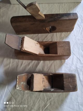 Cepillos carpintero antiguos