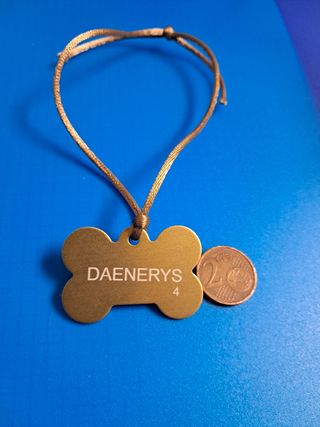 Placa identificativa mascota