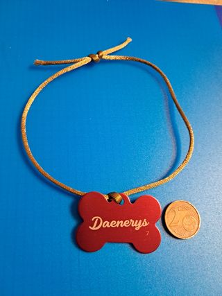 Placa identificativa mascota