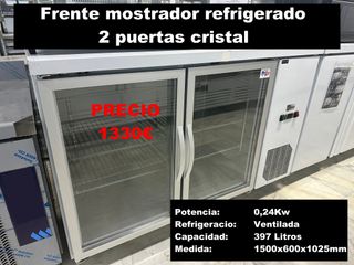 FRENTE MOSTRADOR PUERTA CRISTAL
