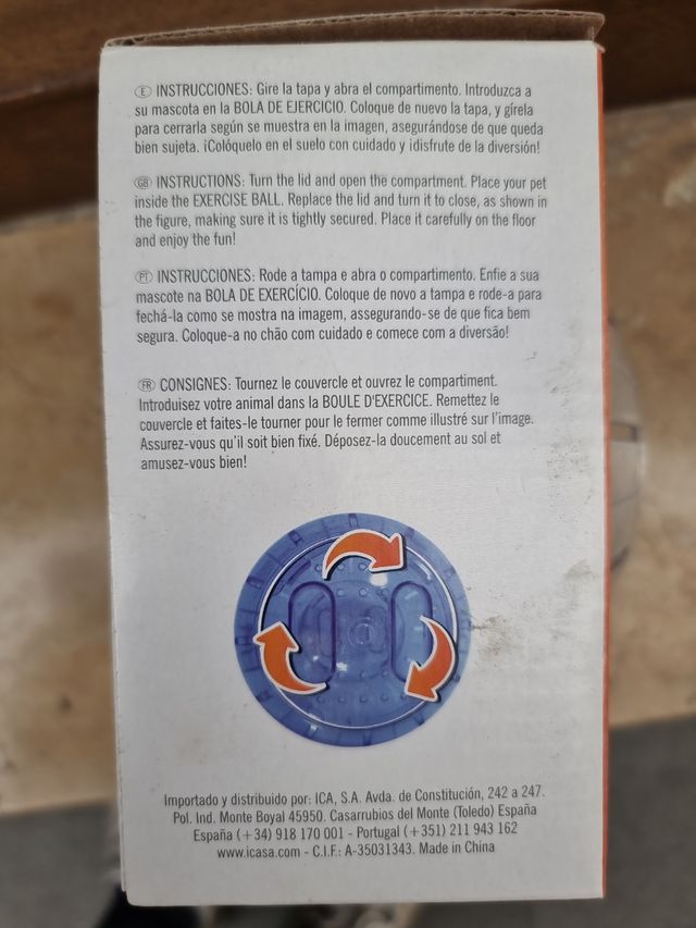 Bola ejercicio hamters