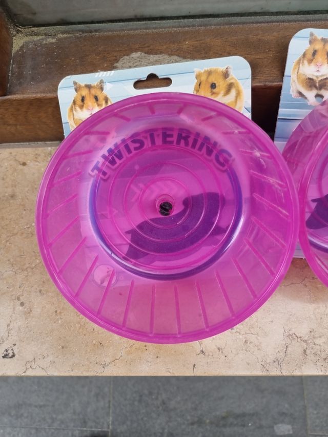 Rueda plástico hamters