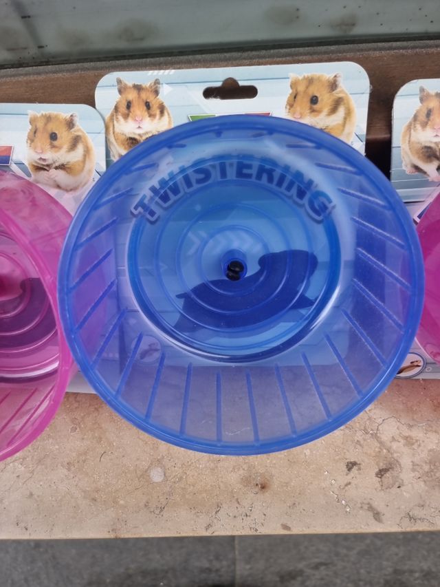 Rueda plástico hamters