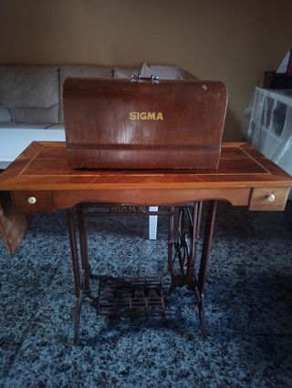 Máquina de coser antigua Singer