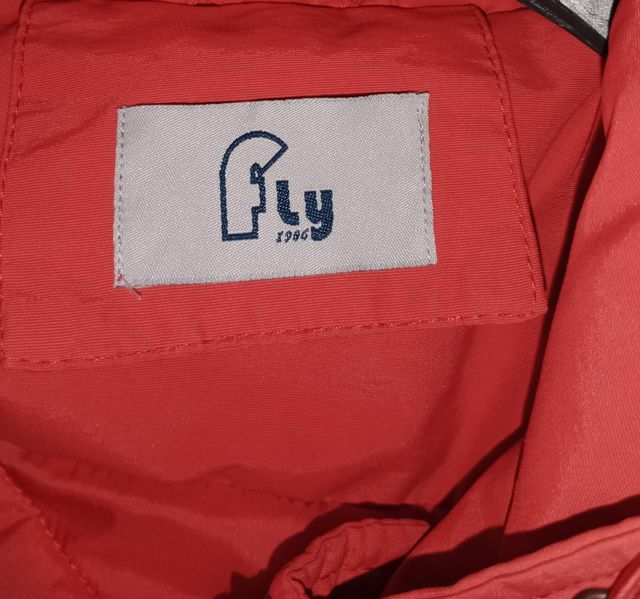 Giacca rossa Fly donna imbottita