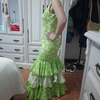 Vestido de flamenca ,talla M
